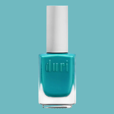 neon blue nail polish lacquer bottle Salon professional product
