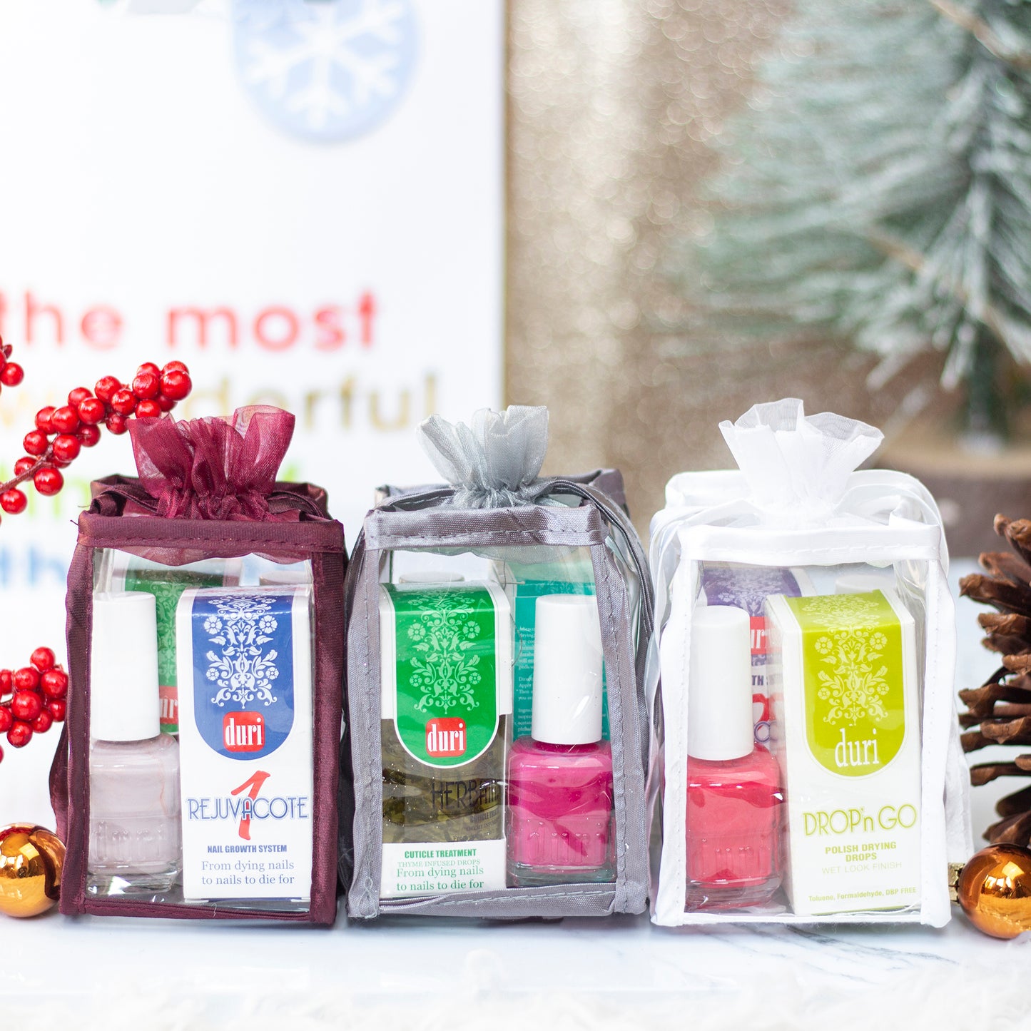 Sensitive Nails Organza Gift Bag - Duri Cosmetics