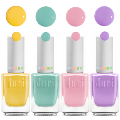 [shopify--color-pattern] Nail Polish - Pastel Neon Nail Polish Set 1 - Duri Cosmetics -[shopify--product-benefits]