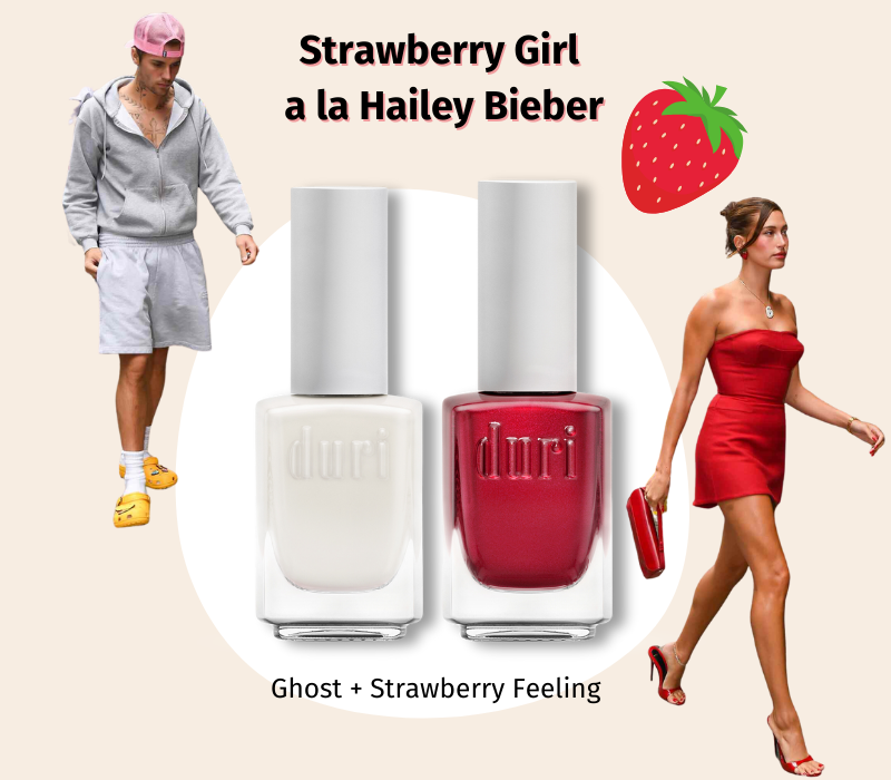 Strawberry Nail Girl, Trio Nail Polish Set