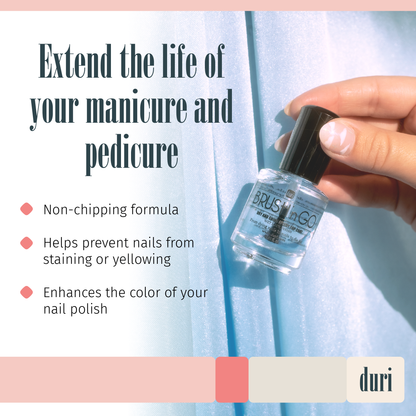 Brush'n GO Dry & Shine Speedy Top Coat - Duri Cosmetics