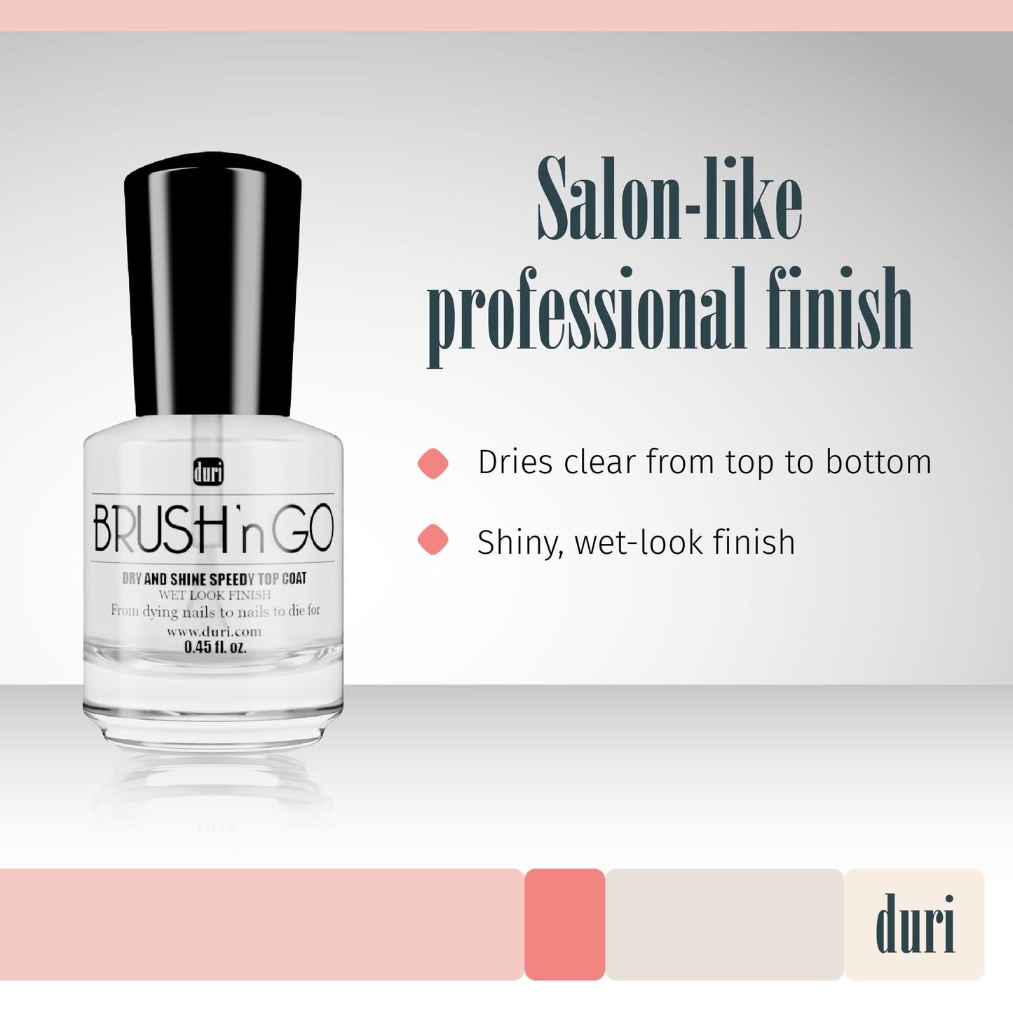 Brush'n GO Dry & Shine Speedy Top Coat - Duri Cosmetics