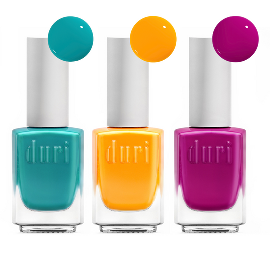 [shopify--color-pattern]  - Oh My Neon, 3-Piece Nail Polish Trio Set - Duri Cosmetics -[shopify--product-benefits]