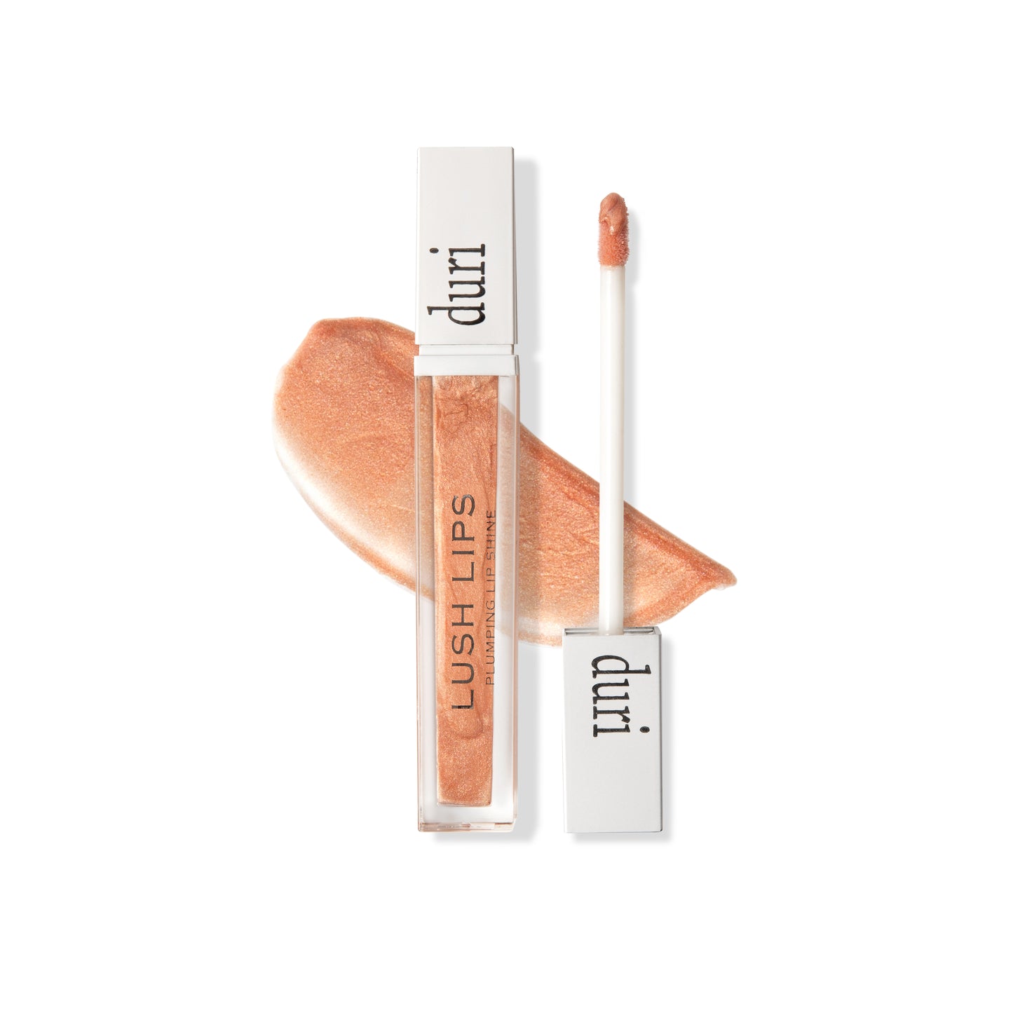 Lip Plumper - Lush Lips Plumping Gloss - Caramel Treat, Moisturizing Cooling Lip Gloss - Duri Cosmetics - long lasting, sustainably made in small batches, made in USA
