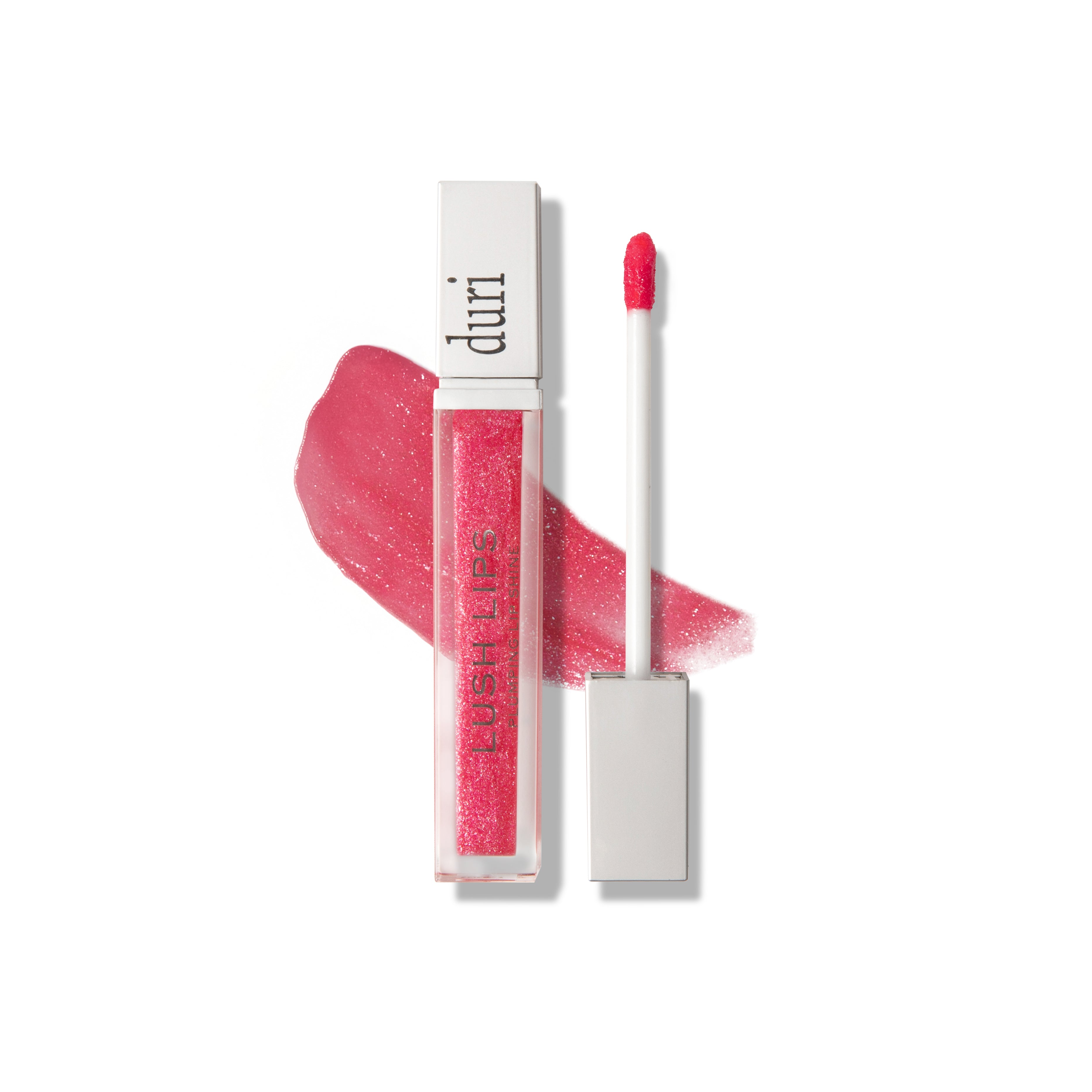 Lip Plumper - Lush Lips Plumping Gloss - Bravo, Buildable Pink Non-Stick Lip Gloss - Duri Cosmetics - long lasting, sustainably made in small batches, made in USA