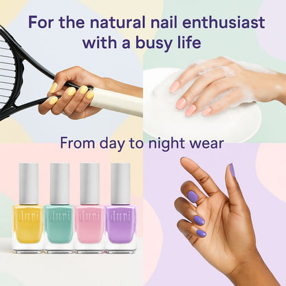 [shopify--color-pattern] Nail Polish - Pastel Neon Nail Polish Set 2 - Duri Cosmetics -[shopify--product-benefits]