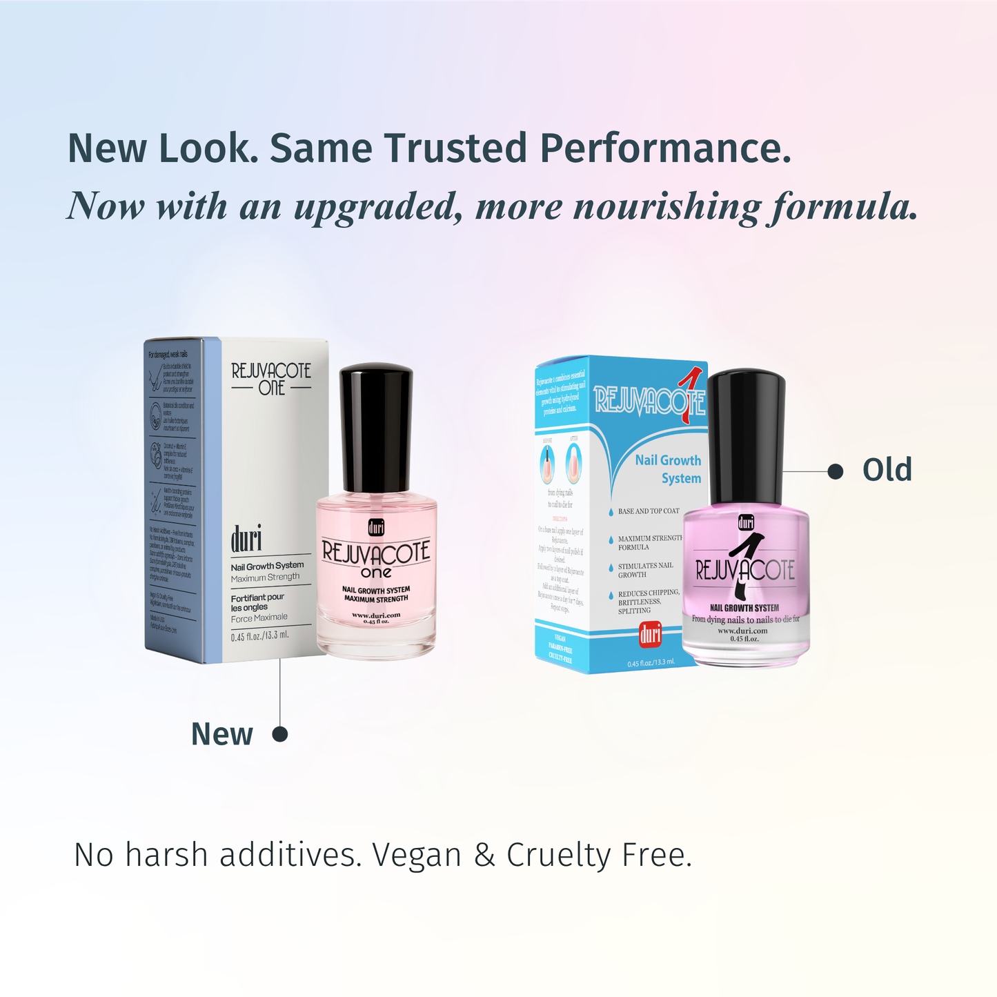 Nail Growth Treatment Polish Top and Base Coat Rejuvacote 1 Original Maximum Strength Nail Growth System, Base and Top Coat - long lasting, sustainably made, made in USA, nail growth, natural nails, trending manicure, nail trend