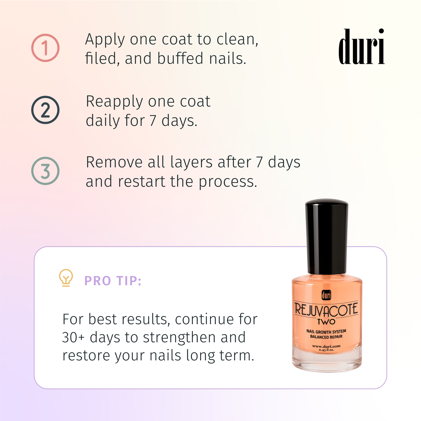 Nail Growth Treatment Polish Top and Base Coat Rejuvacote 2 Nail Growth System, Super sensitive formula, Base and Top Coat - long lasting, sustainably made, made in USA, nail growth, natural nails, trending manicure, nail trend