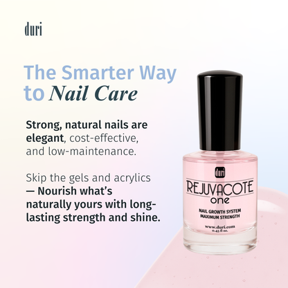 Nail Growth Treatment Polish Top and Base Coat Rejuvacote 1 Original Maximum Strength Nail Growth System, Base and Top Coat - long lasting, sustainably made, made in USA, nail growth, natural nails, trending manicure, nail trend