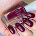 Nail Polish - 803 No Wine-ing Here - Duri Cosmetics - long lasting, sustainably made in small batches, made in USA