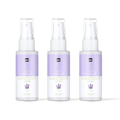 [shopify--color-pattern]  - Hand Sanitizer Spray, Lavender 2 ounce (3-pack) - Duri Cosmetics -[shopify--product-benefits]