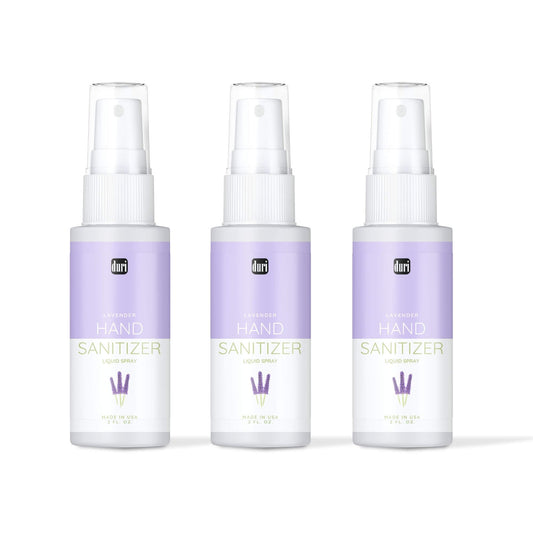 [shopify--color-pattern]  - Hand Sanitizer Spray, Lavender 2 ounce (3-pack) - Duri Cosmetics -[shopify--product-benefits]