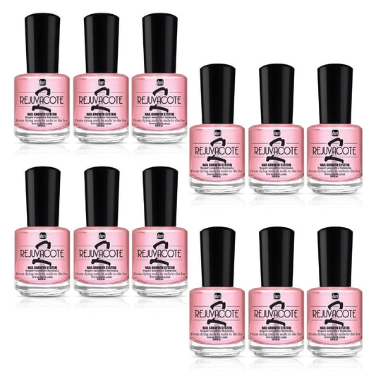 [shopify--color-pattern] Nail Care - Rejuvacote 2 Nail Growth System, Super sensitive formula, Base and Top Coat, 12 Piece Display - Duri Cosmetics -[shopify--product-benefits]