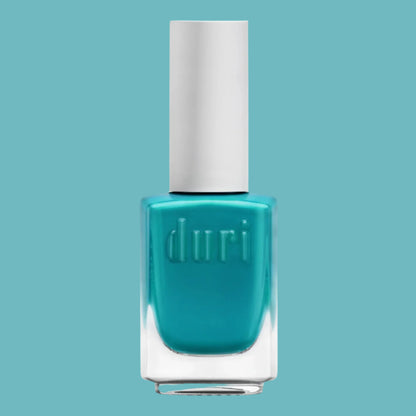 neon blue nail polish lacquer bottle Salon professional product