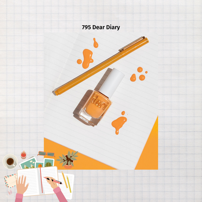 [shopify--color-pattern] Nail Polish - 795 Dear Diary - Duri Cosmetics -[shopify--product-benefits]