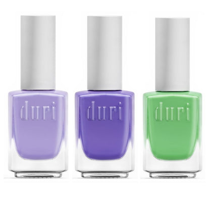 [shopify--color-pattern] Nail Polish - Who's who, 3-Piece Nail Polish Set - Duri Cosmetics -[shopify--product-benefits]