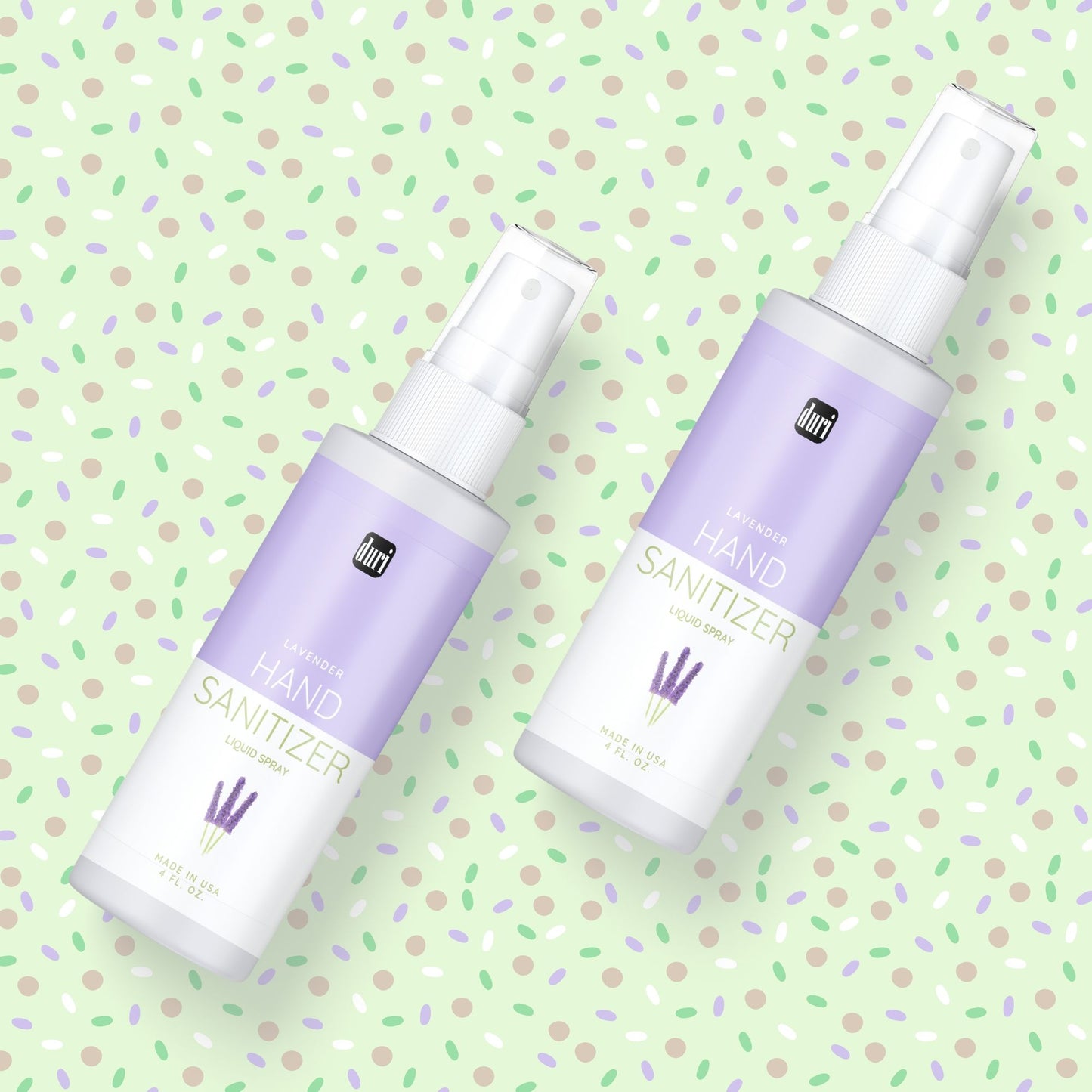 [shopify--color-pattern]  - Hand Sanitizer Spray, Lavender 4 ounce (2-pack) - Duri Cosmetics -[shopify--product-benefits]