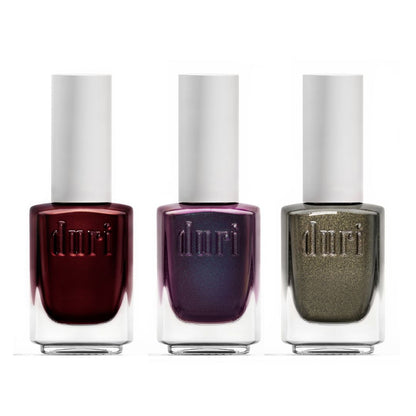 [shopify--color-pattern] Nail Polish - Vampy a La Mood, Deep Shimmer Trio Set - Duri Cosmetics -[shopify--product-benefits]