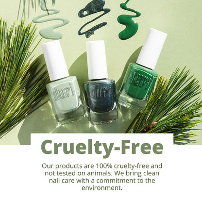 [shopify--color-pattern] Nail Polish - Down to Earth Trio, 3 Piece Gift Set, Green Nail Polish - Duri Cosmetics -[shopify--product-benefits]