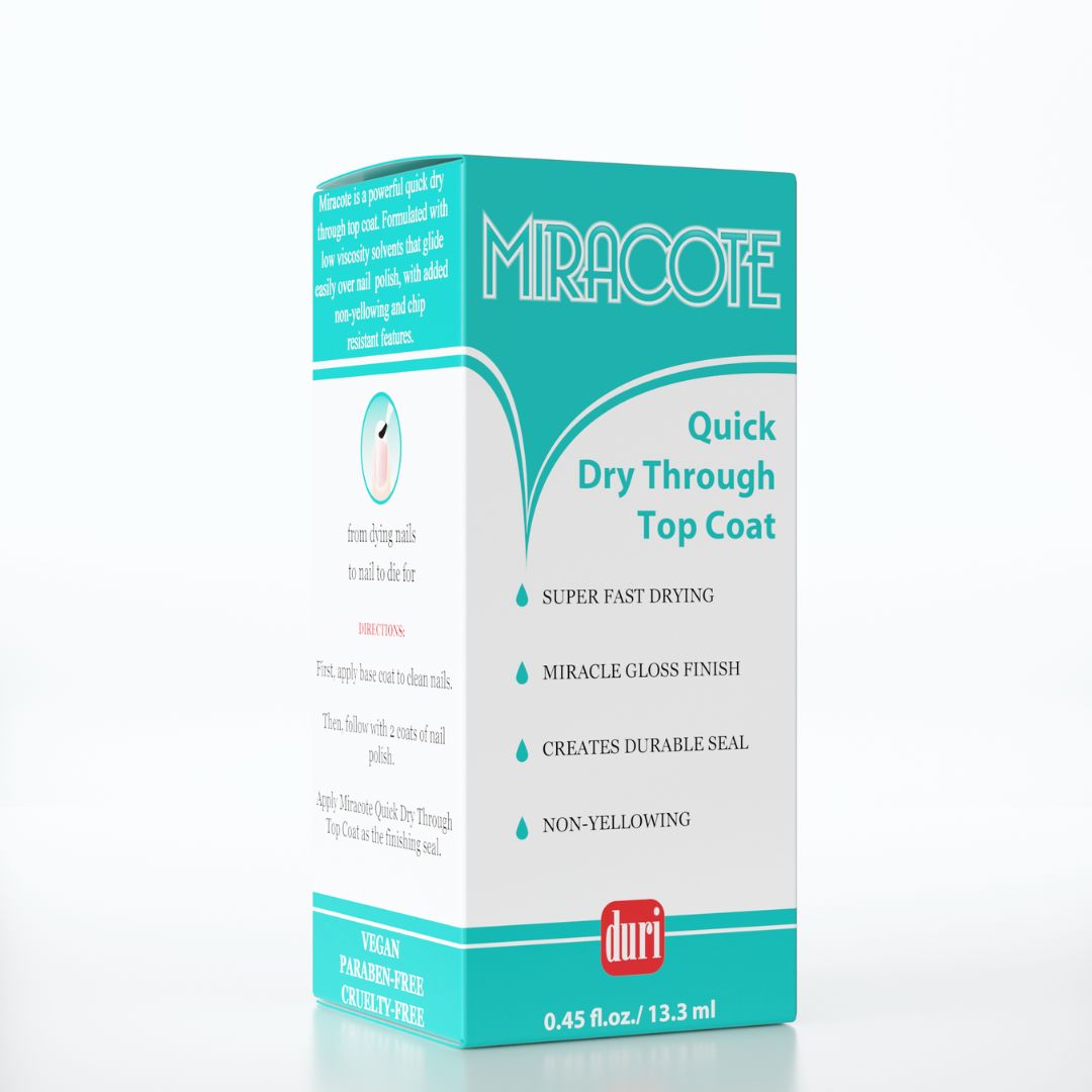 Miracote Quick Dry Through Top Coat - Duri Cosmetics