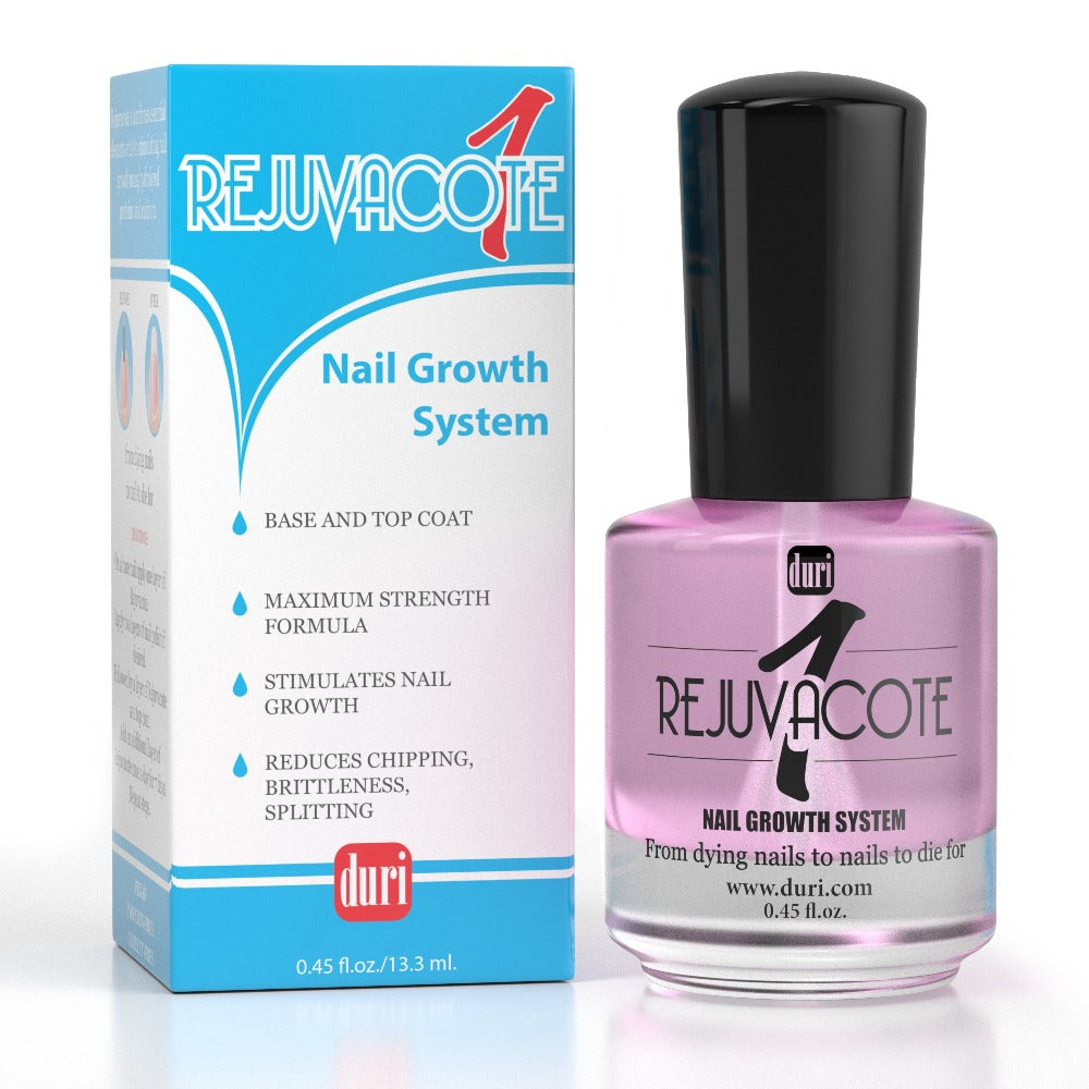 [shopify--color-pattern] Nail Care - Rejuvacote 1 Original Maximum Strength Nail Growth System, Base and Top Coat, 12 Pieces Display - Duri Cosmetics -[shopify--product-benefits]