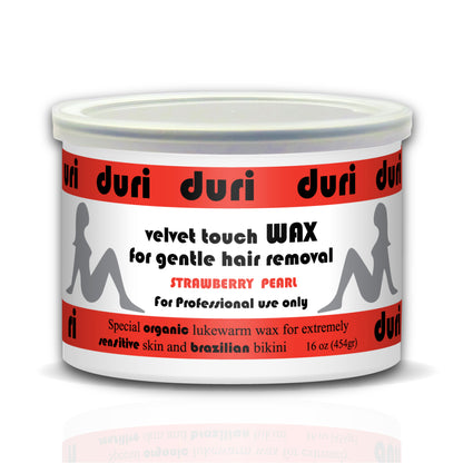 Strawberry Sensitive Skin Brazilian Hair Removal Wax 16oz - Duri Cosmetics