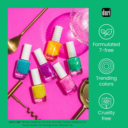 [shopify--color-pattern] Nail Polish - 646N NYC Apple Envy - Duri Cosmetics -[shopify--product-benefits]