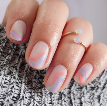 [shopify--color-pattern] Nail Polish - Retro Wave Set, Spring Collection - Duri Cosmetics -[shopify--product-benefits]